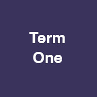 TERM ONE 1 and a half hour classes