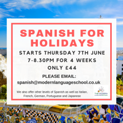 Spanish for holidays
